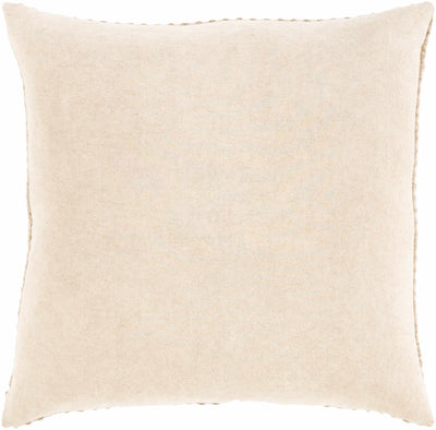 Beecroft Tan Square Throw Pillow