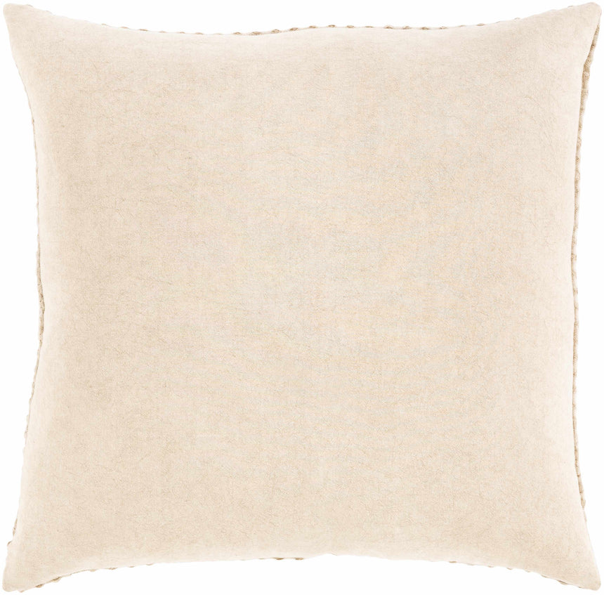 Beecroft Tan Square Throw Pillow