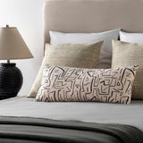 Belgrave Abstract Line Art Lumbar Pillow