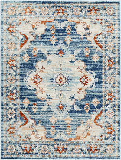 Liciada Navy Area Rug - Clearance