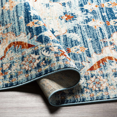 Liciada Navy Area Rug - Clearance