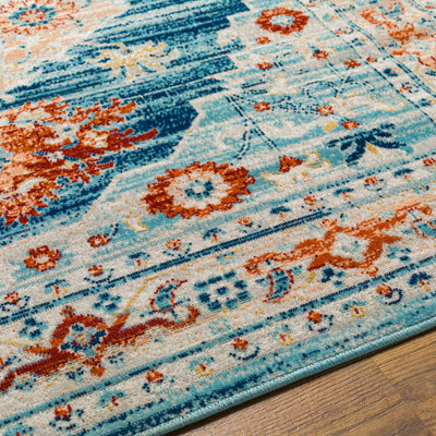 Agos Blue Indoor & Outdoor Rug - Clearance