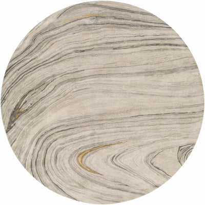 Berino Beige Viscose&Wool Marble Rug