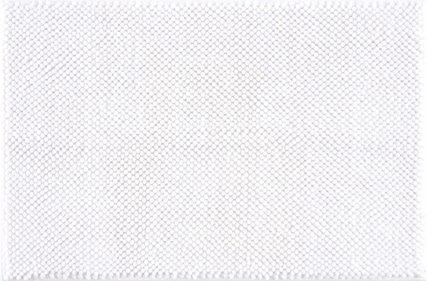 Washable Bath Mat, White