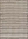 Close-up of the Greg Black Area Rug. Dark gray and lambswool stripes, machine woven polypropylene rug. Design-Rectangle-517