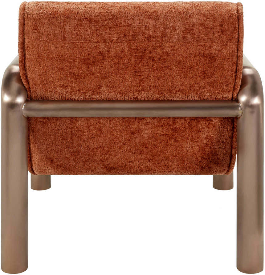 Brezolles Burnt Orange Accent Chair