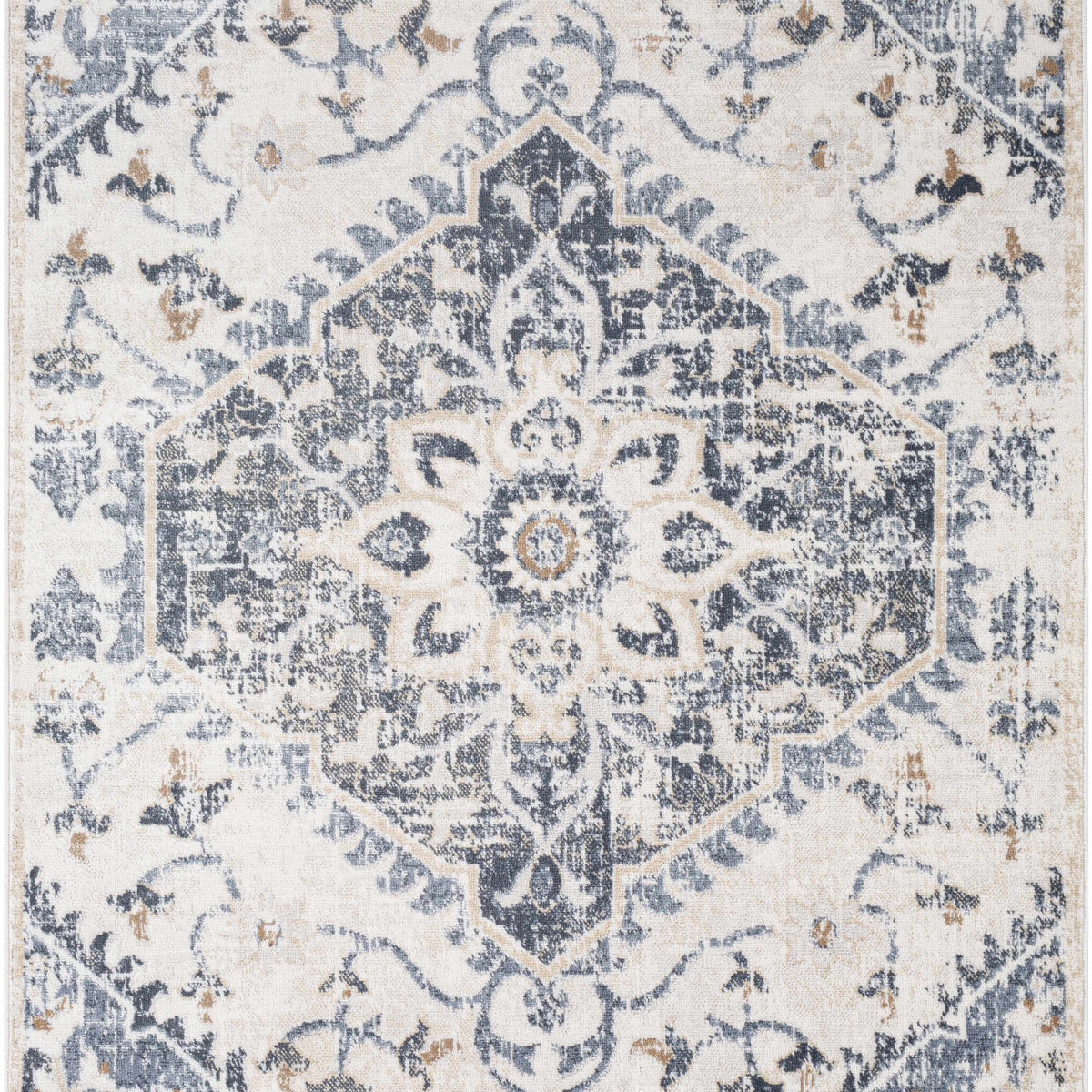 Biggleswade Denim Medallion Area Rug – Boutique Rugs