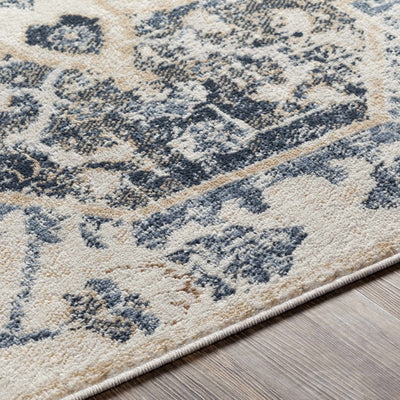 Biggleswade Denim Medallion Area Rug