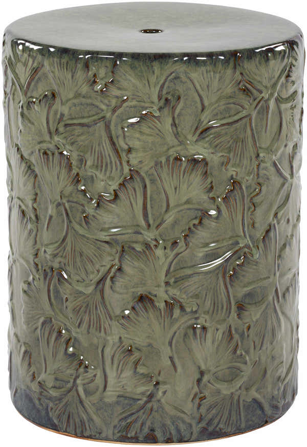 Natividad Vintage Floral Ceramic Outdoor Stool