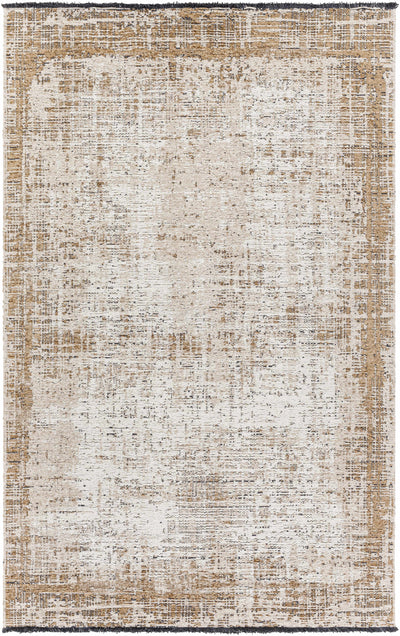 Binh Rustic Brown Rug with fringes - Clearance