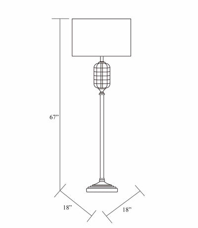 Binuatan Floor Lamp - Clearance