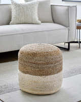 Birkdale 18ft Cylinder Jute Pouf - Clearance