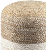 Birkdale 18ft Cylinder Jute Pouf - Clearance