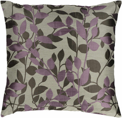 Bisbee Lavender Botanical Pattern Throw Pillow