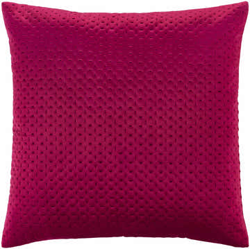 Bitely Magenta Textured Square Accent Pillow - Clearance