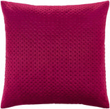 Bitely Magenta Textured Square Accent Pillow - Clearance