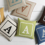 Yarragon Lettter A Throw Pillow - Clearance