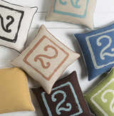 Shingleton Blue Number 2 Square Accent Pillow - Clearance