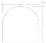 Brembilla Black Frame Mirror