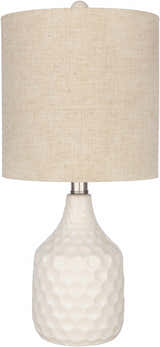 Gulmarrad Textured Ivory Ceramic Table Lamp