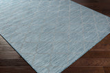 Unique Outdoor Trellis Area Rug, Aquamarine - Clearance