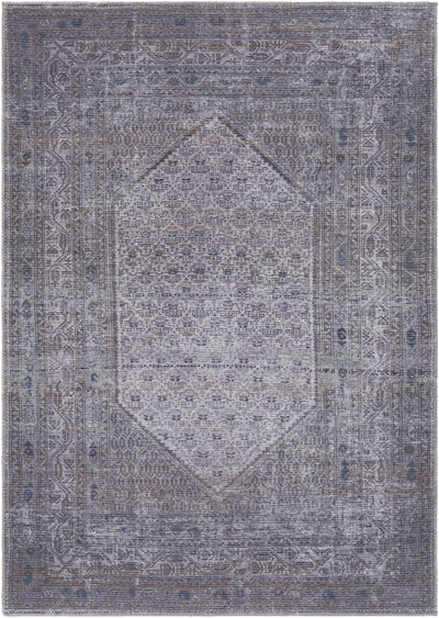 Brown Ballinasloe Vintage Washable Area Rug - Clearance