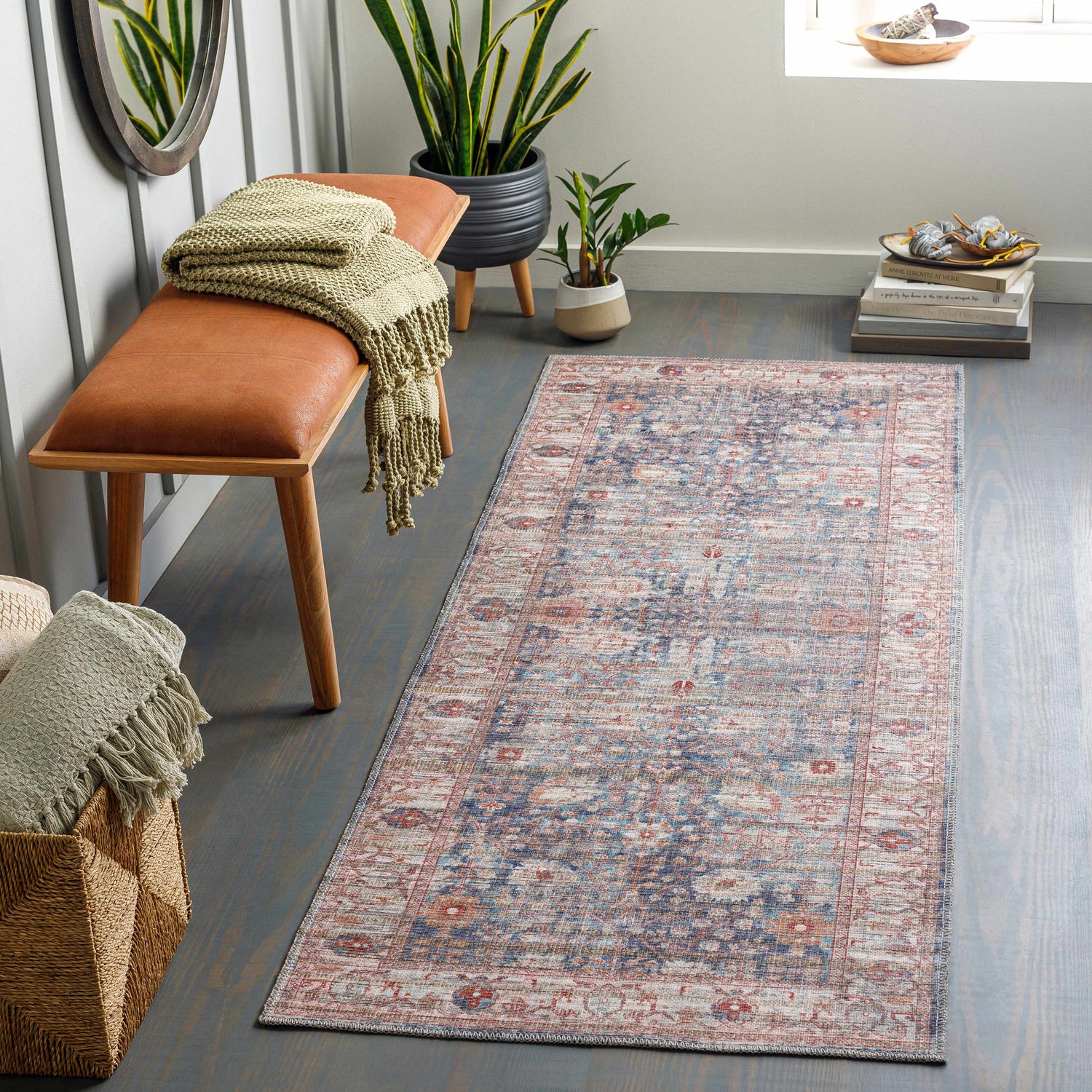 Balindong Washable Printed Jute Rug - Clearance