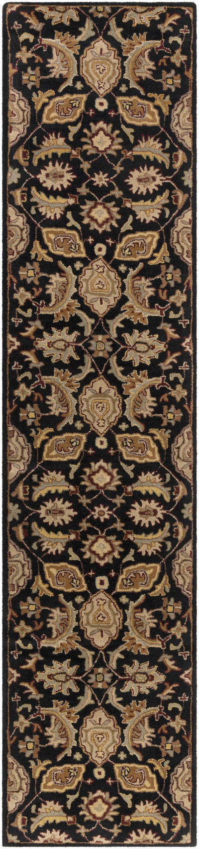 Blomkest Black&Yellow Traditional Wool Carpet - Promo