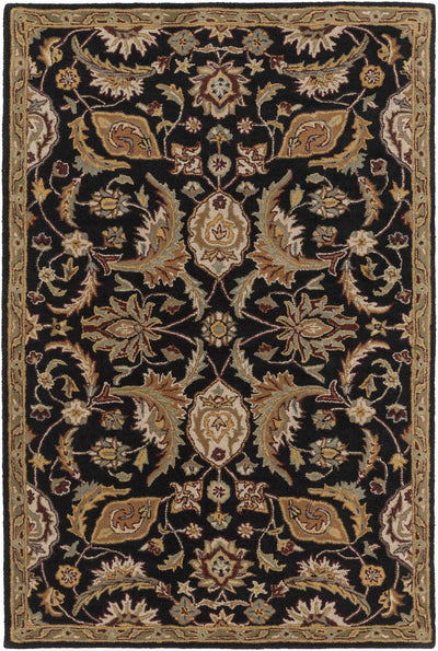 Blomkest Black&Yellow Traditional Wool Carpet - Promo