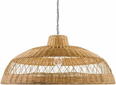 Bailleval Dark Brown Rattan Pendant