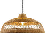 Bailleval Dark Brown Rattan Pendant