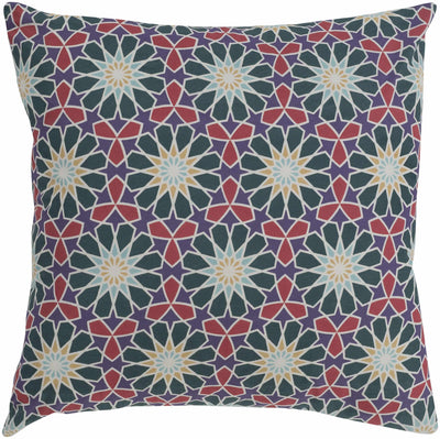 Bangall Mosaic Floral Pattern Throw Pillow - Clearance