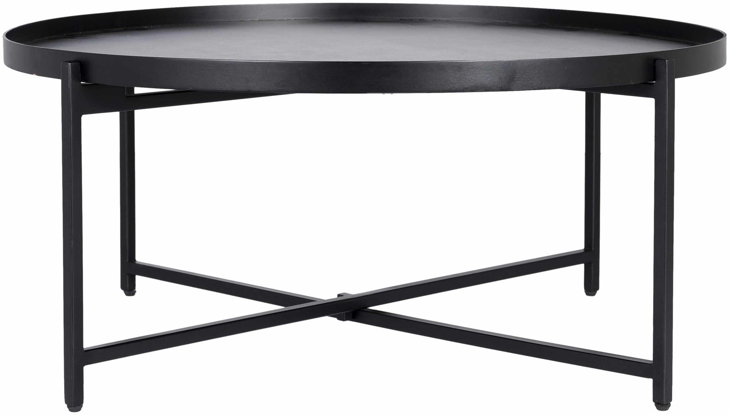 Black Metal Round Coffee Table
