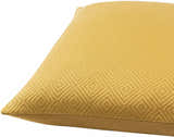 Bantogon Mustard Diamond Pattern Pillow - Clearance