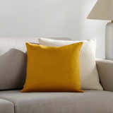 Bantogon Mustard Diamond Pattern Pillow - Clearance