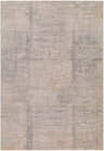 Close-up of Bobby Thick Luxe Abstract Rug, featuring a brown, charcoal, and sage contemporary design. Design-Rectangle-575