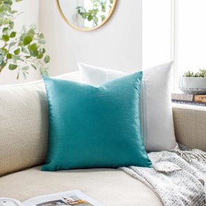 Bohemia Teal Square Throw Pillow - Clearance