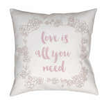 Love Is All You Need Decorative Outdoor Throw Pillow