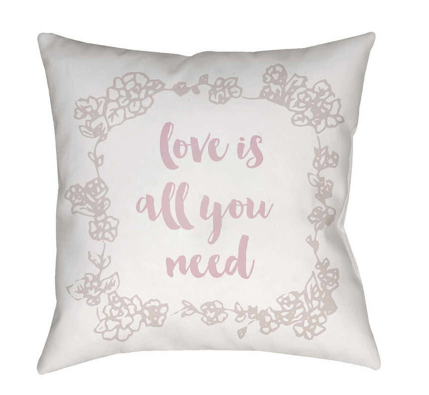 Love Is All You Need Decorative Outdoor Throw Pillow