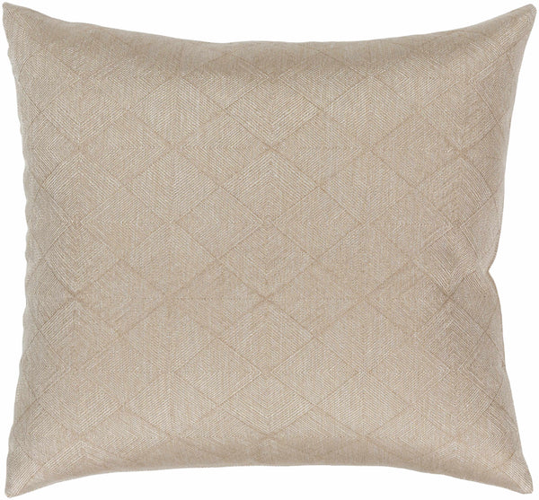 Bonaire Tan Diamond Pattern Pillow - Clearance