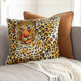 Bondo Leopard Print Square Accent Pillow - Clearance