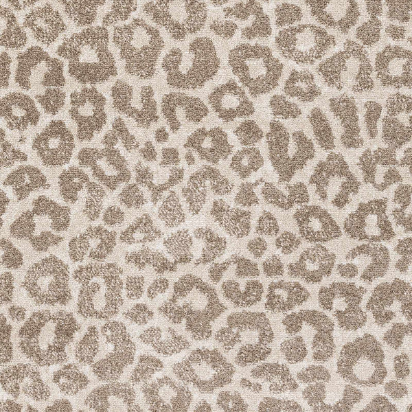 Tan Bonhill Leopard Print Area Rug