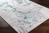 Bonville Blue Marble Rug