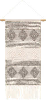 Boonesville Grey Diamond Pattern Wall Hanging