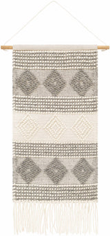 Boonesville Grey Diamond Pattern Wall Hanging