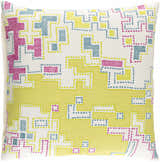 Borth Bright Geometric Pattern Throw Pillow - Clearance