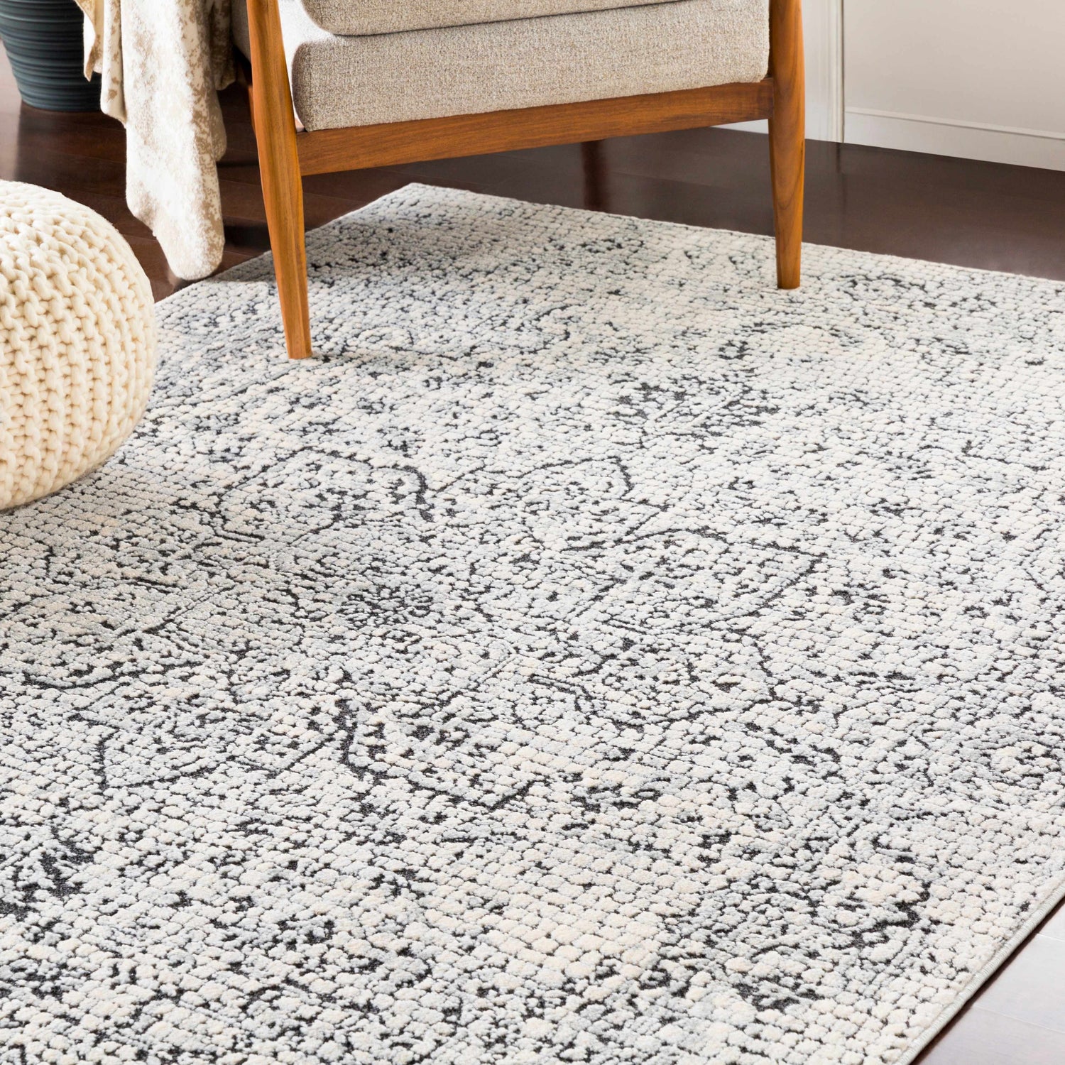 Bosphorus Black Mosaic Rug - Clearance