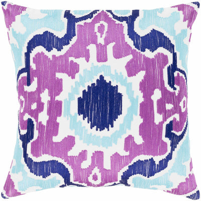 Botesdale Purple Blue Geometric Throw Pillow - Clearance