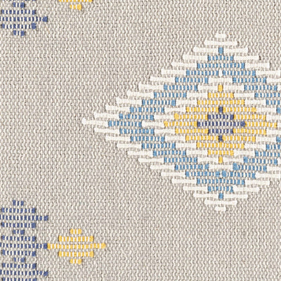 Boyanup Cream Geometric Embroidery Lumbar Pillow - Clearance