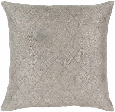 Boykins Gray Diamond Pattern Accent Pillow - Clearance